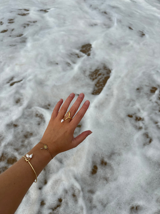 Bague dorée GALATÉE