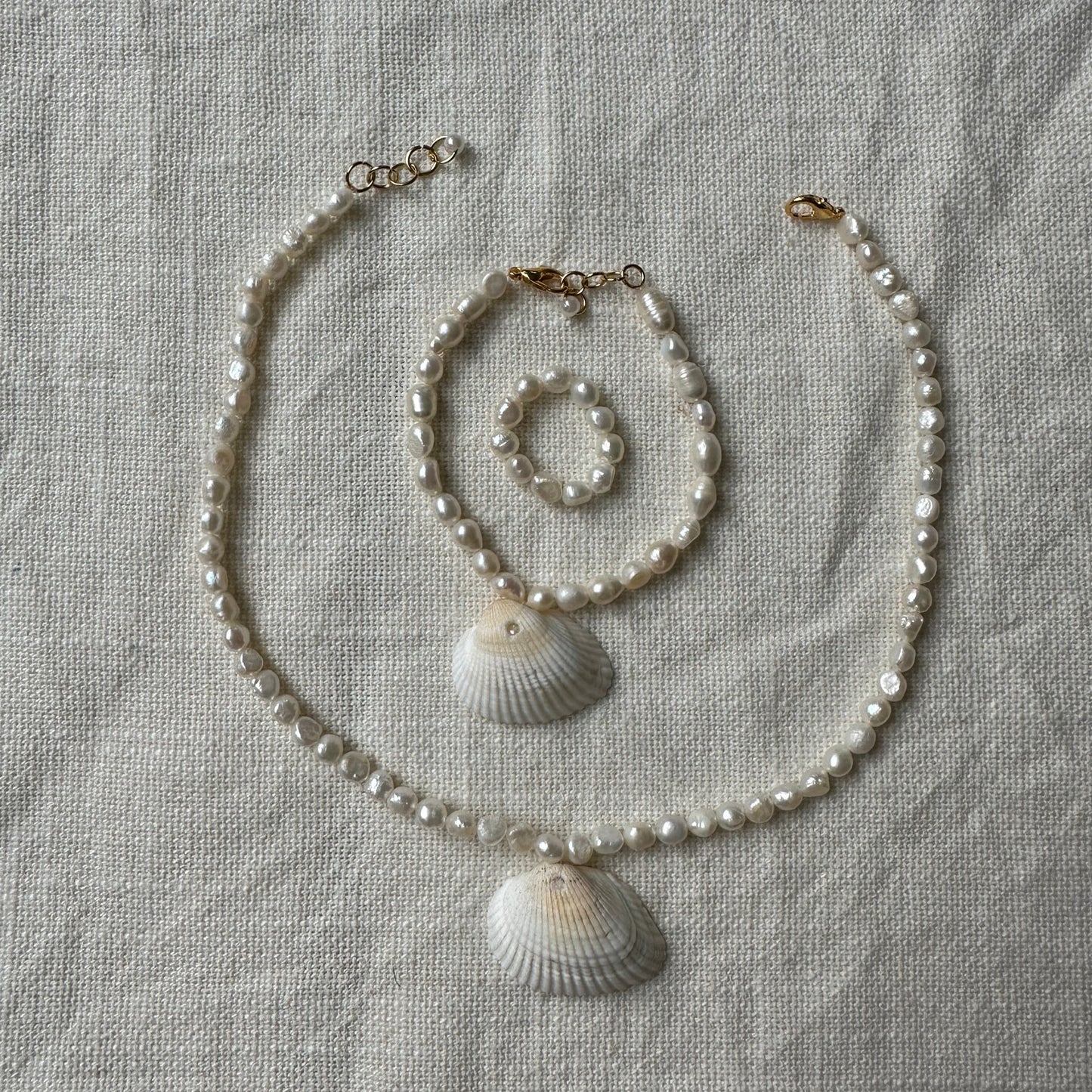 Parure HÉRA & COQUILLAGES