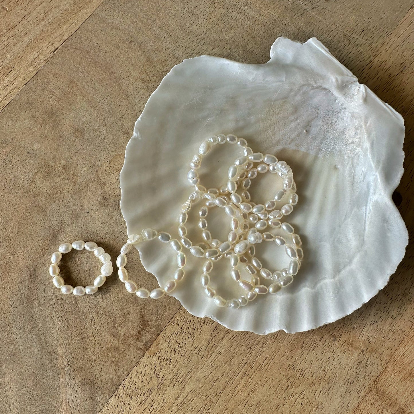 Bague perles d'eau douce HÉRA