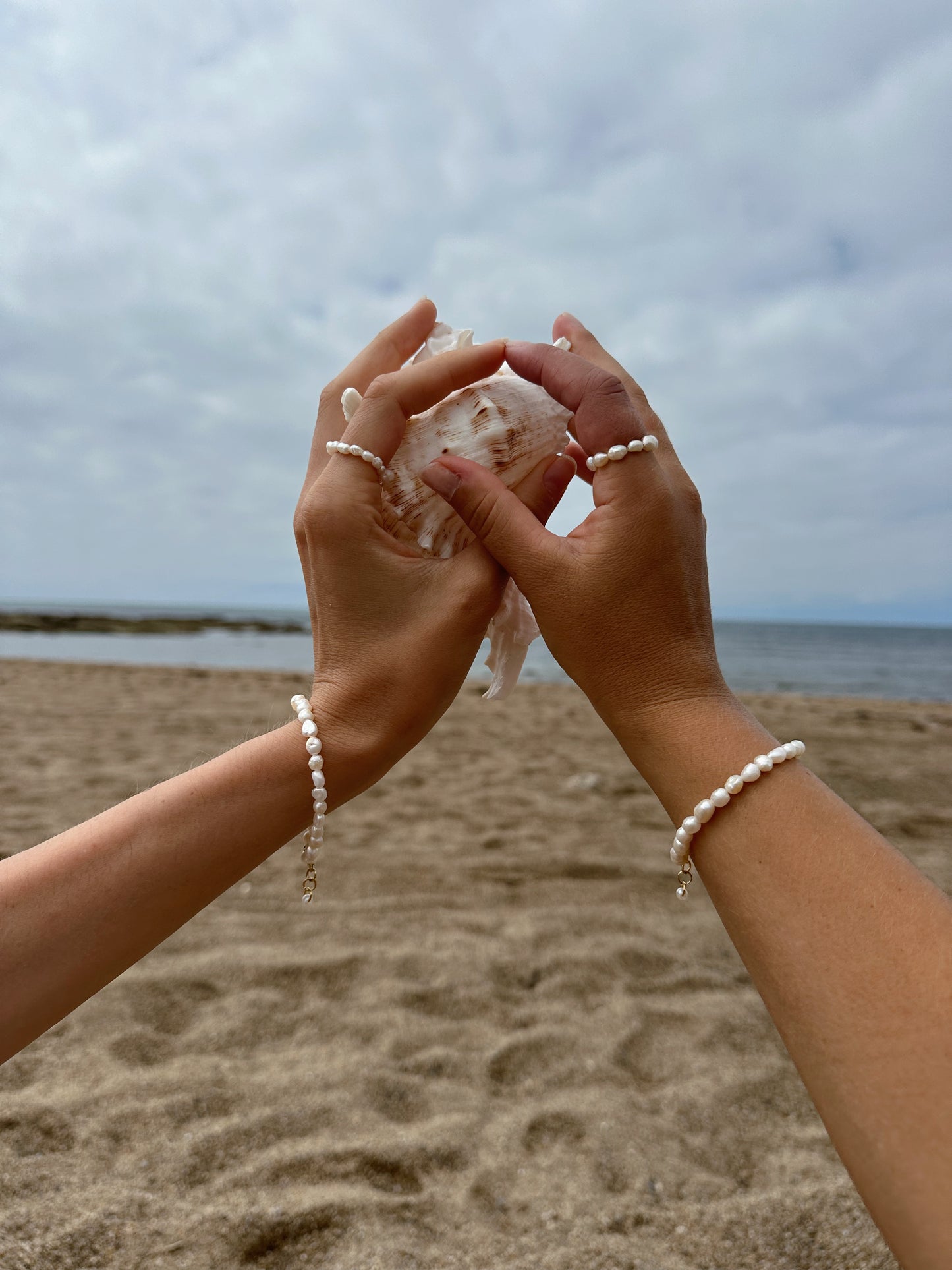 Bracelet perles d'eau douce HÉRA