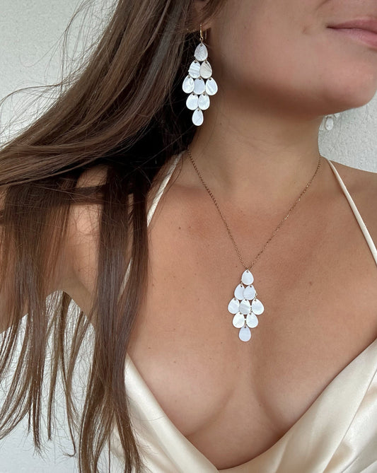 Boucles d'oreilles nacre NÉPHÉLÉE