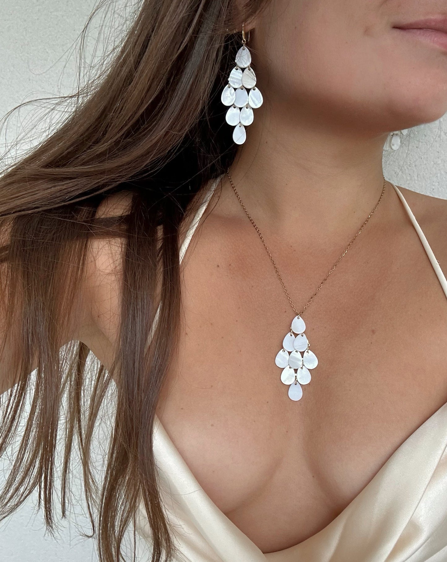 Parure en nacre NÉPHÉLÉE