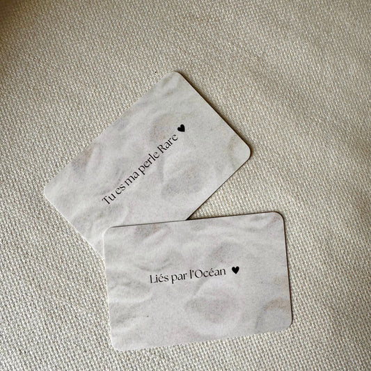 OFFERT - Carte message personnalisé Néréia