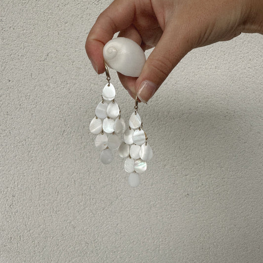 Boucles d'oreilles nacre NÉPHÉLÉE